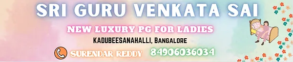 Sunrise Luxury PG for Ladies in Kadubeesanahalli Bangalore, Ladies PG in Bangalore Near Kadubeesanahalli Bangalore, All New Luxury PG in Bangalore for Girls near Jp Morgan Kadubeesnahalli Bangalore